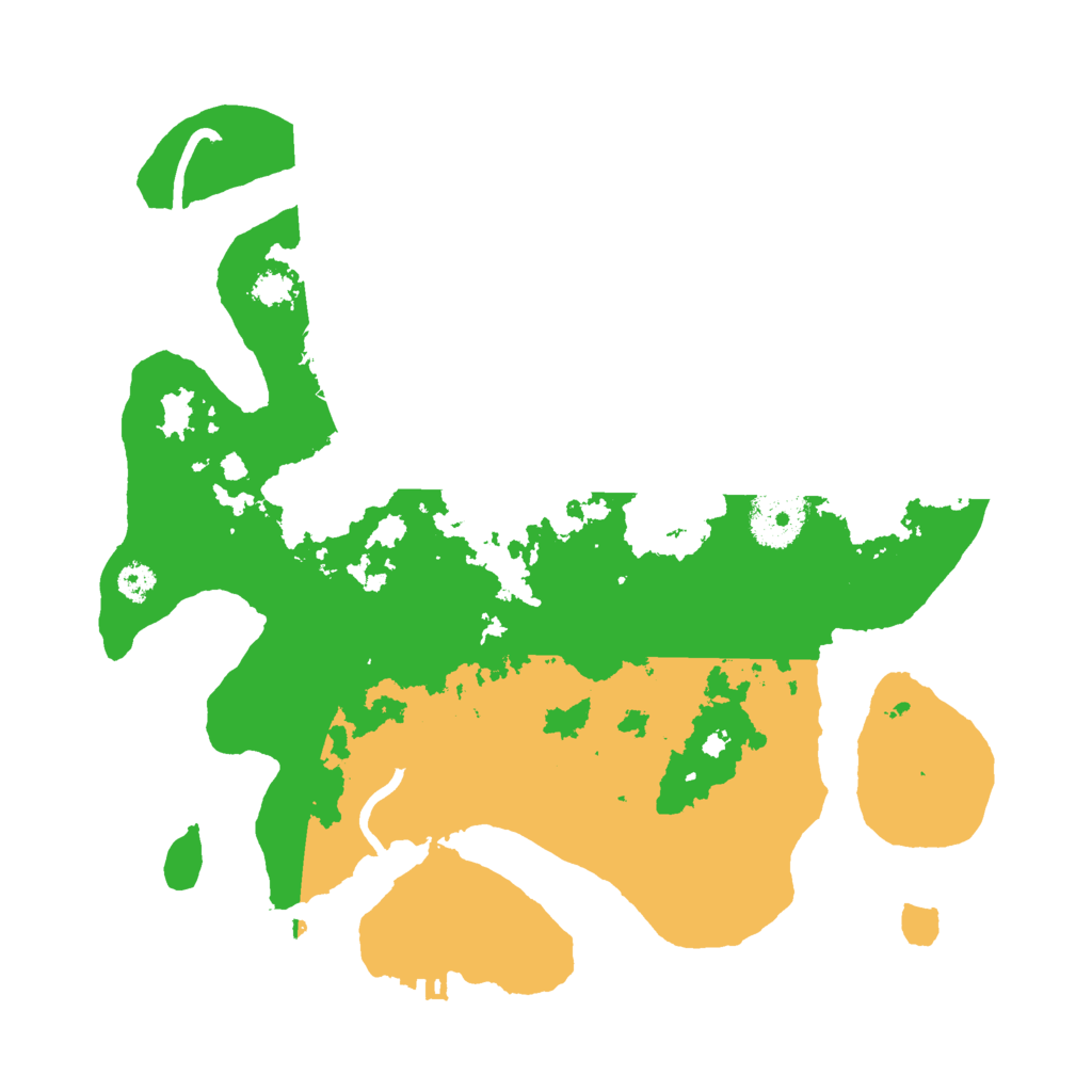 Biome Rust Map: Procedural Map, Size: 3000, Seed: 140286919