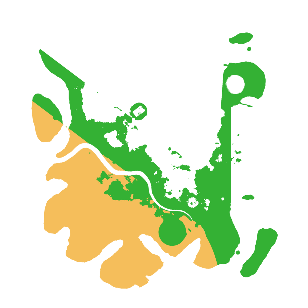 Biome Rust Map: Procedural Map, Size: 3000, Seed: 15156