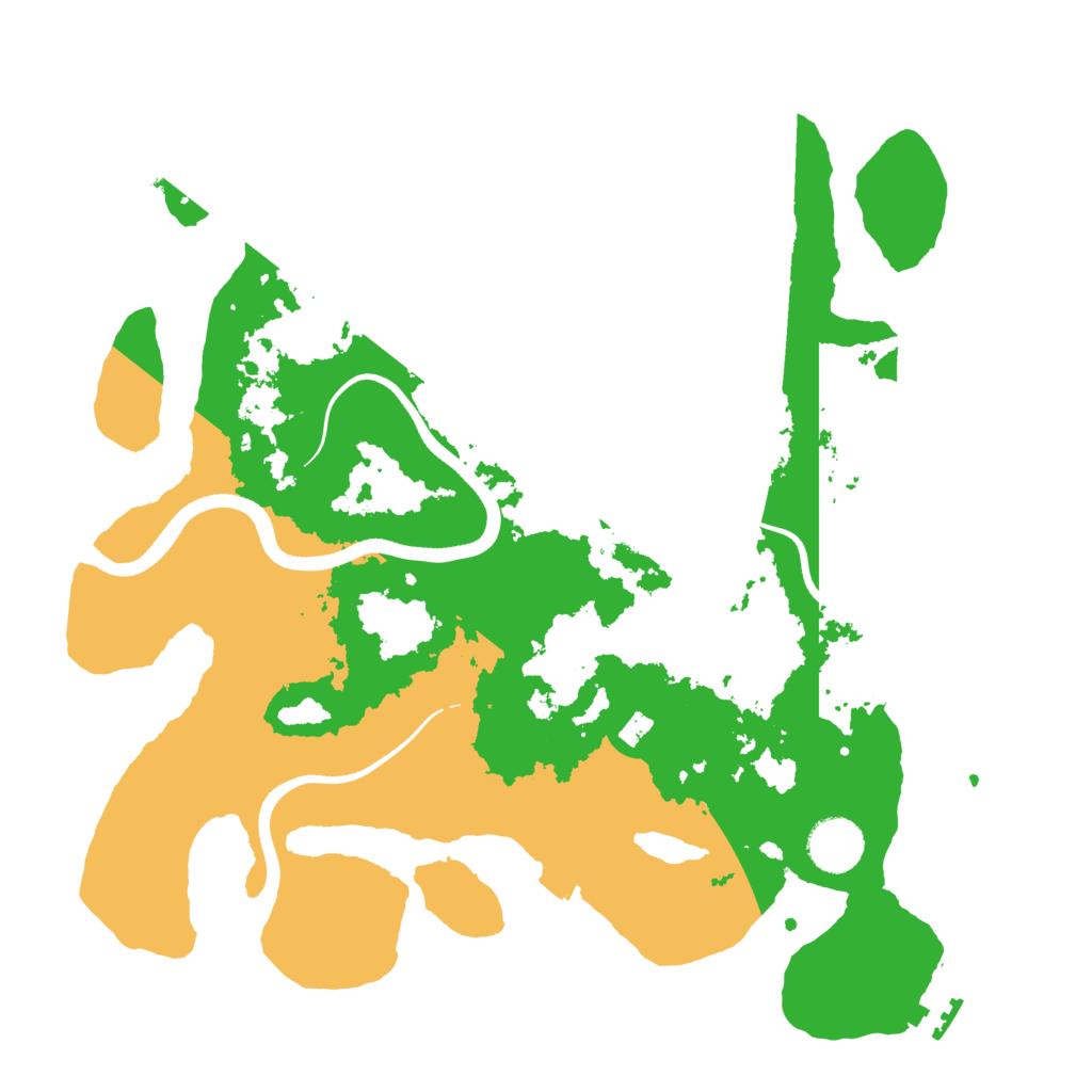 Biome Rust Map: Procedural Map, Size: 3500, Seed: 162606012