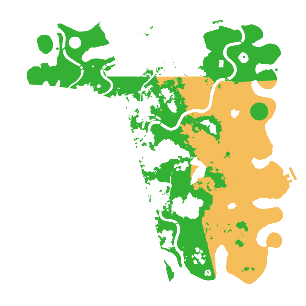 Biome Rust Map: Procedural Map, Size: 4500, Seed: 204043671