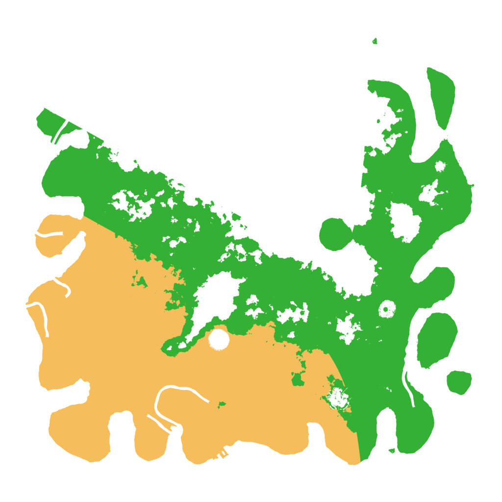 Biome Rust Map: Procedural Map, Size: 4300, Seed: 1003814