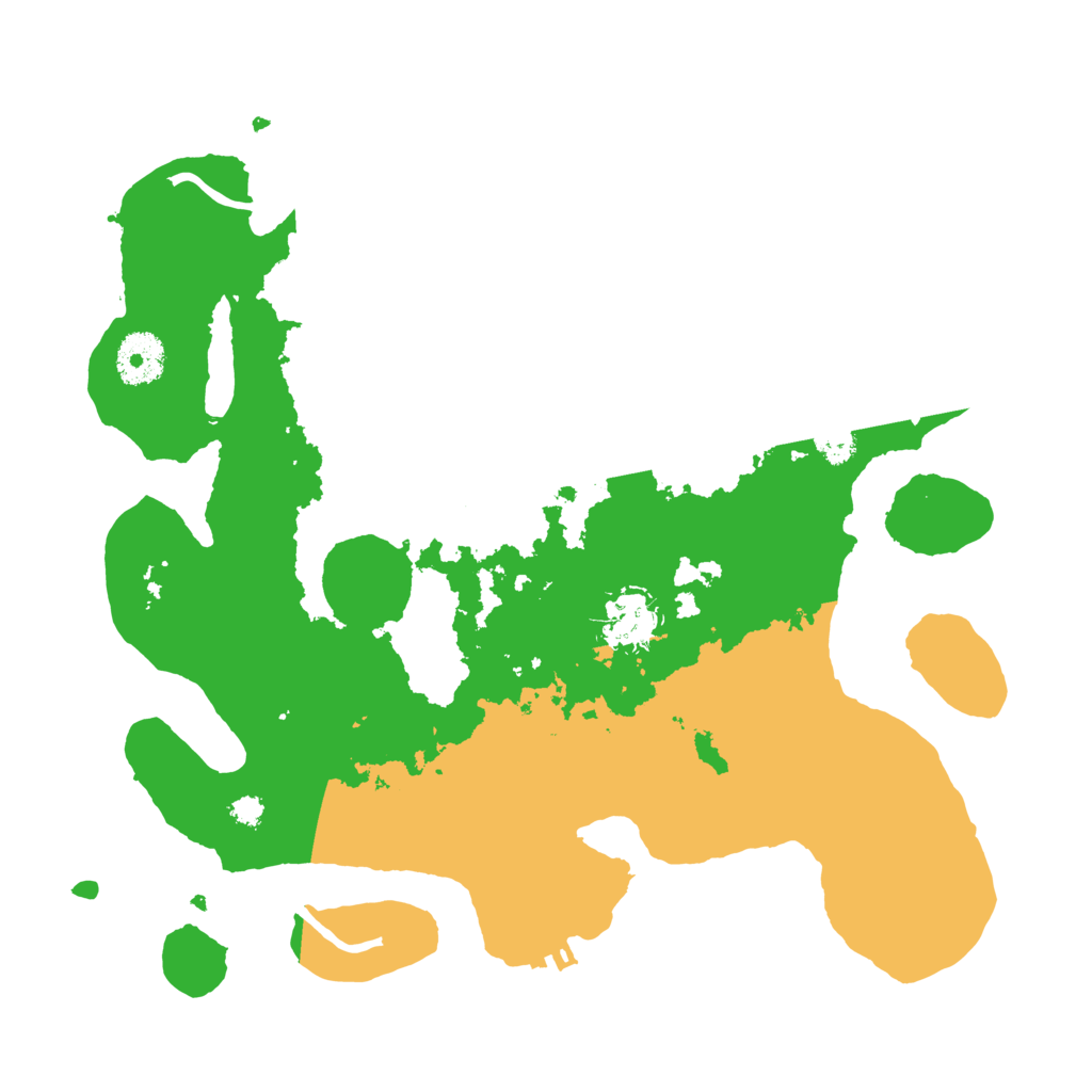 Biome Rust Map: Procedural Map, Size: 3250, Seed: 418794783