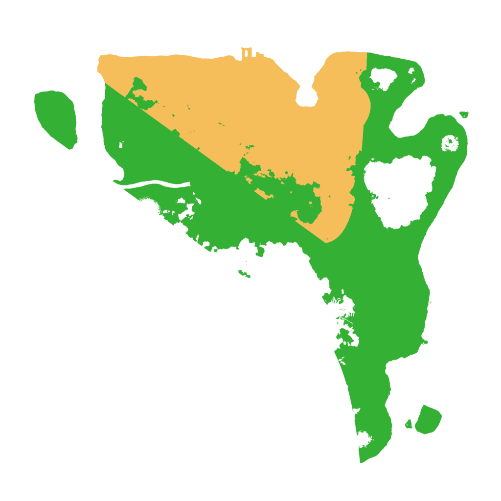 Biome Rust Map: Procedural Map, Size: 3000, Seed: 1778775