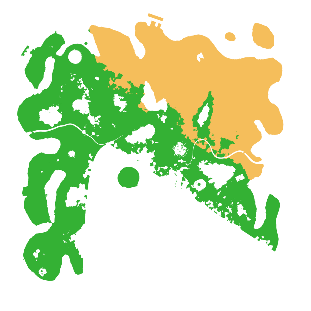 Biome Rust Map: Procedural Map, Size: 4000, Seed: 447931652