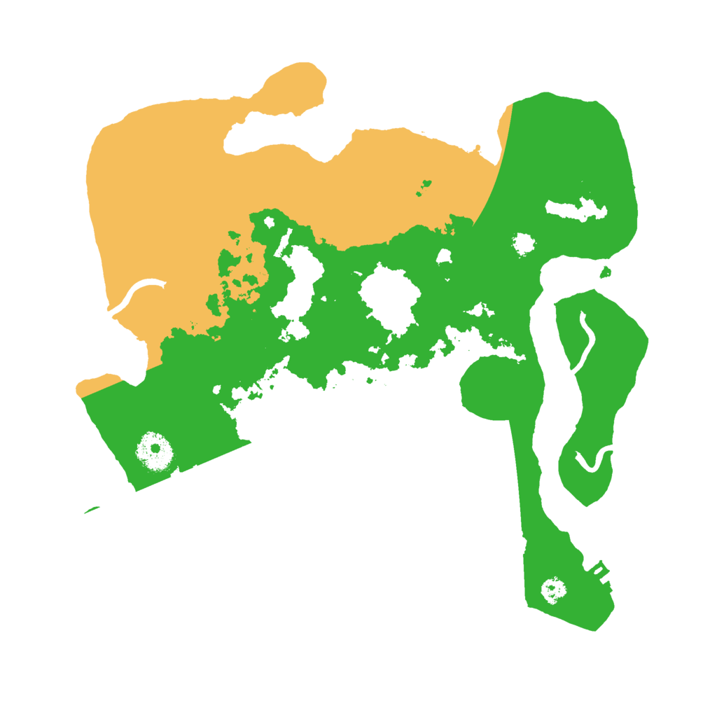 Biome Rust Map: Procedural Map, Size: 3000, Seed: 2086166098