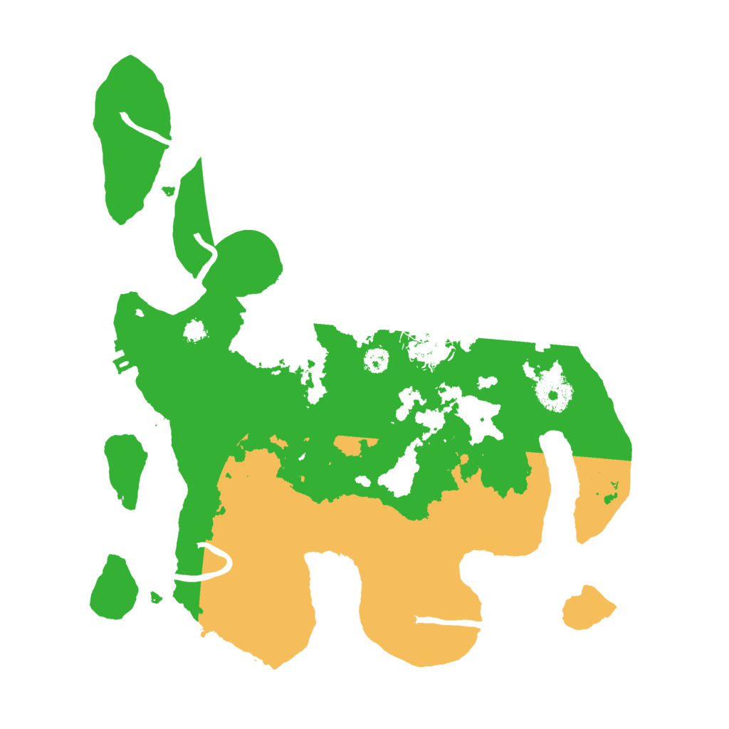 Biome Rust Map: Procedural Map, Size: 3000, Seed: 4183076