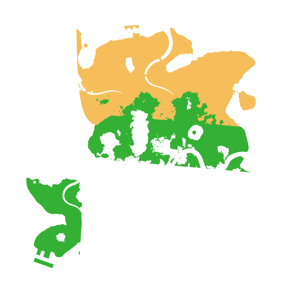 Biome Rust Map: Procedural Map, Size: 3000, Seed: 18761