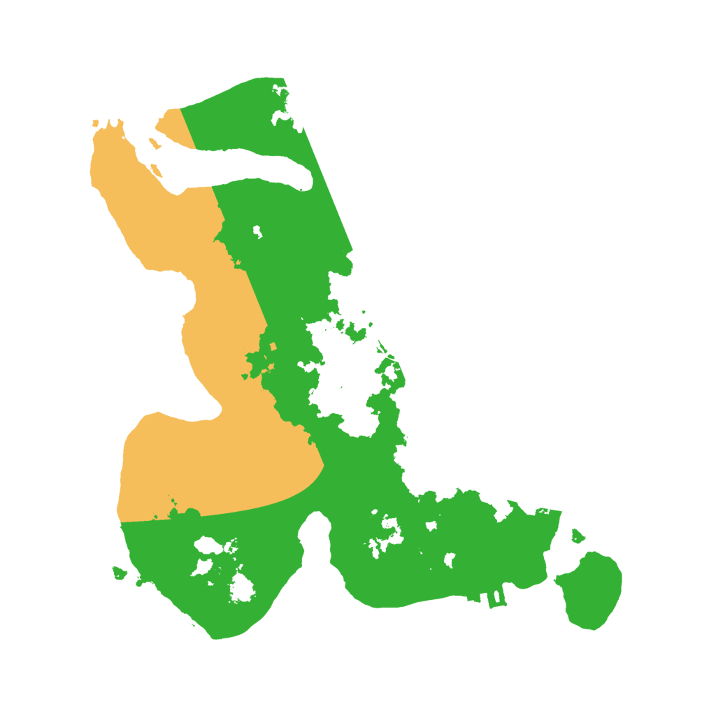 Biome Rust Map: Procedural Map, Size: 2500, Seed: 786233077