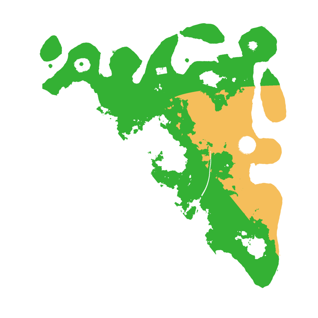 Biome Rust Map: Procedural Map, Size: 3200, Seed: 122805