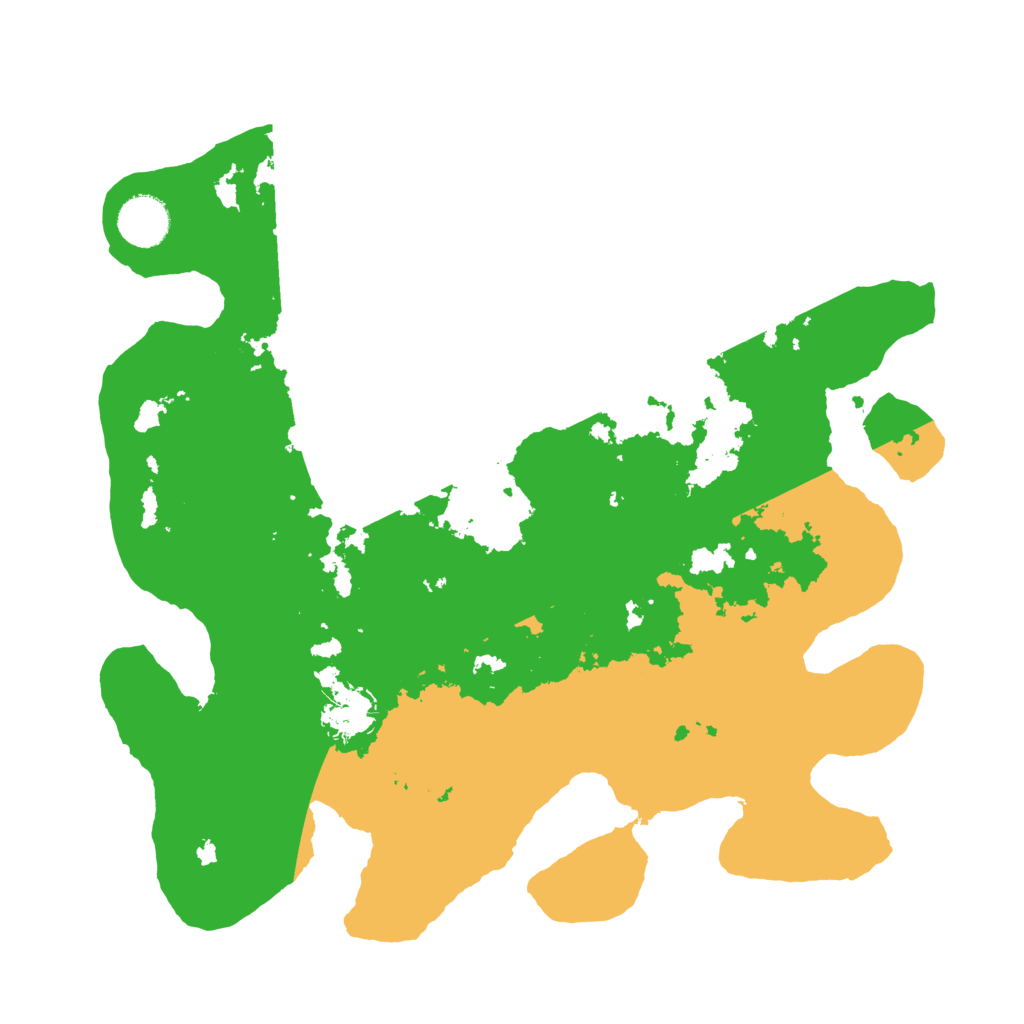 Biome Rust Map: Barren, Size: 3500, Seed: 943706033