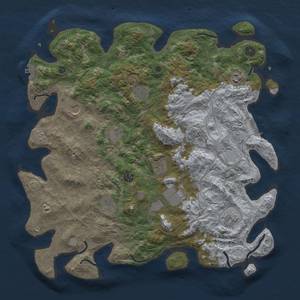 Thumbnail Rust Map: Procedural Map, Size: 4300, Seed: 236, 17 Monuments