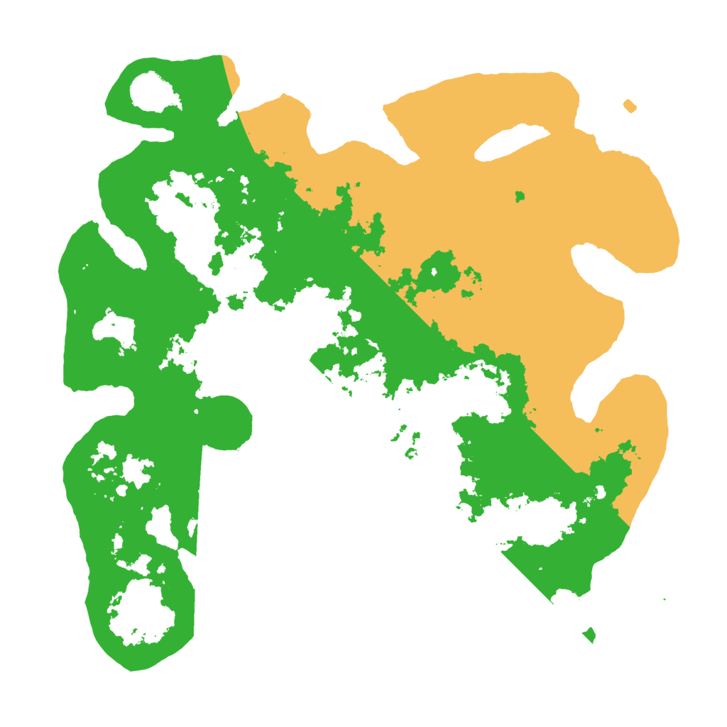 Biome Rust Map: Barren, Size: 3500, Seed: 245802459