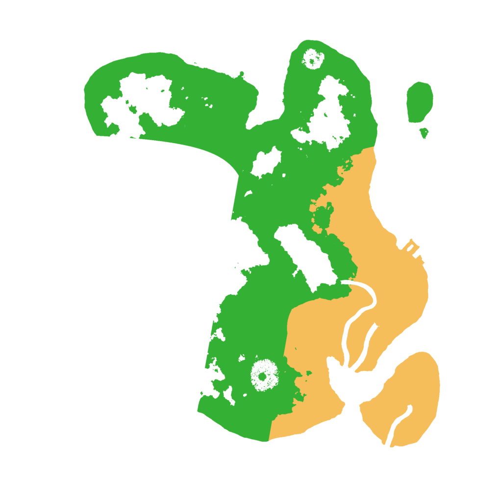 Biome Rust Map: Procedural Map, Size: 2523, Seed: 424663147