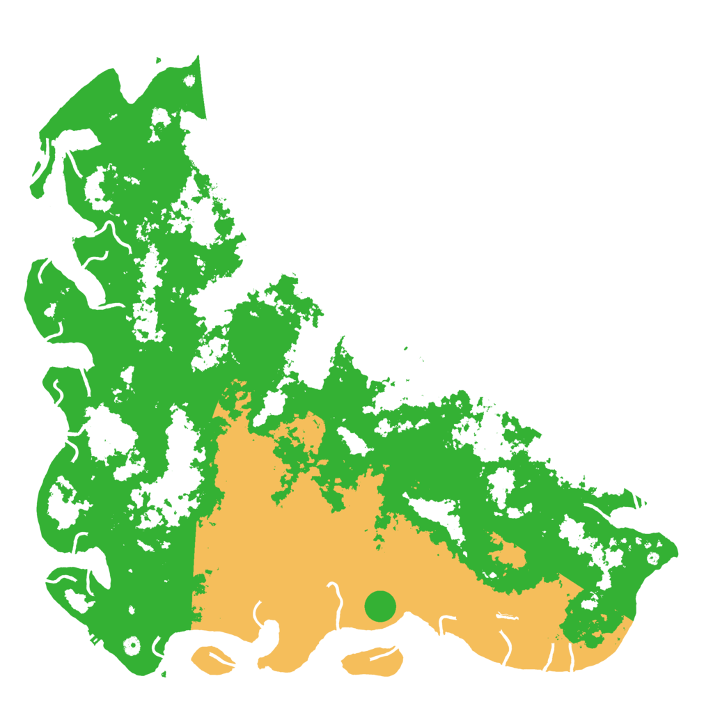 Biome Rust Map: Procedural Map, Size: 6000, Seed: 255767566