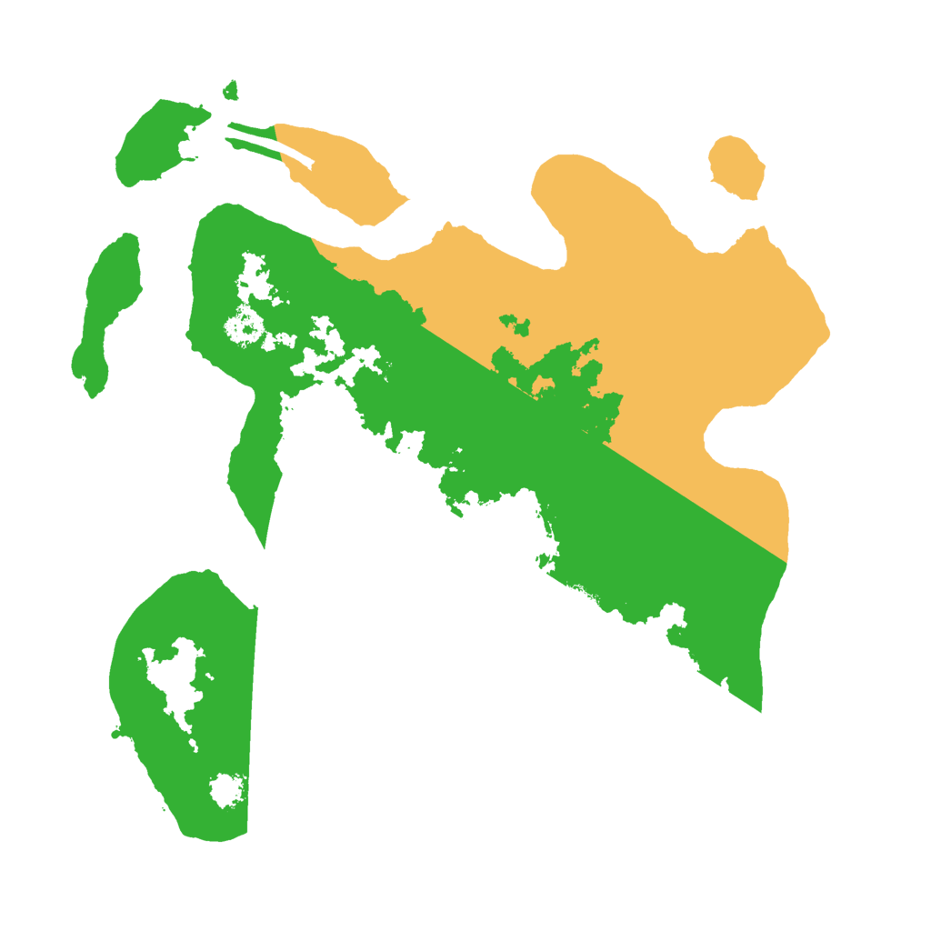 Biome Rust Map: Procedural Map, Size: 2500, Seed: 240004