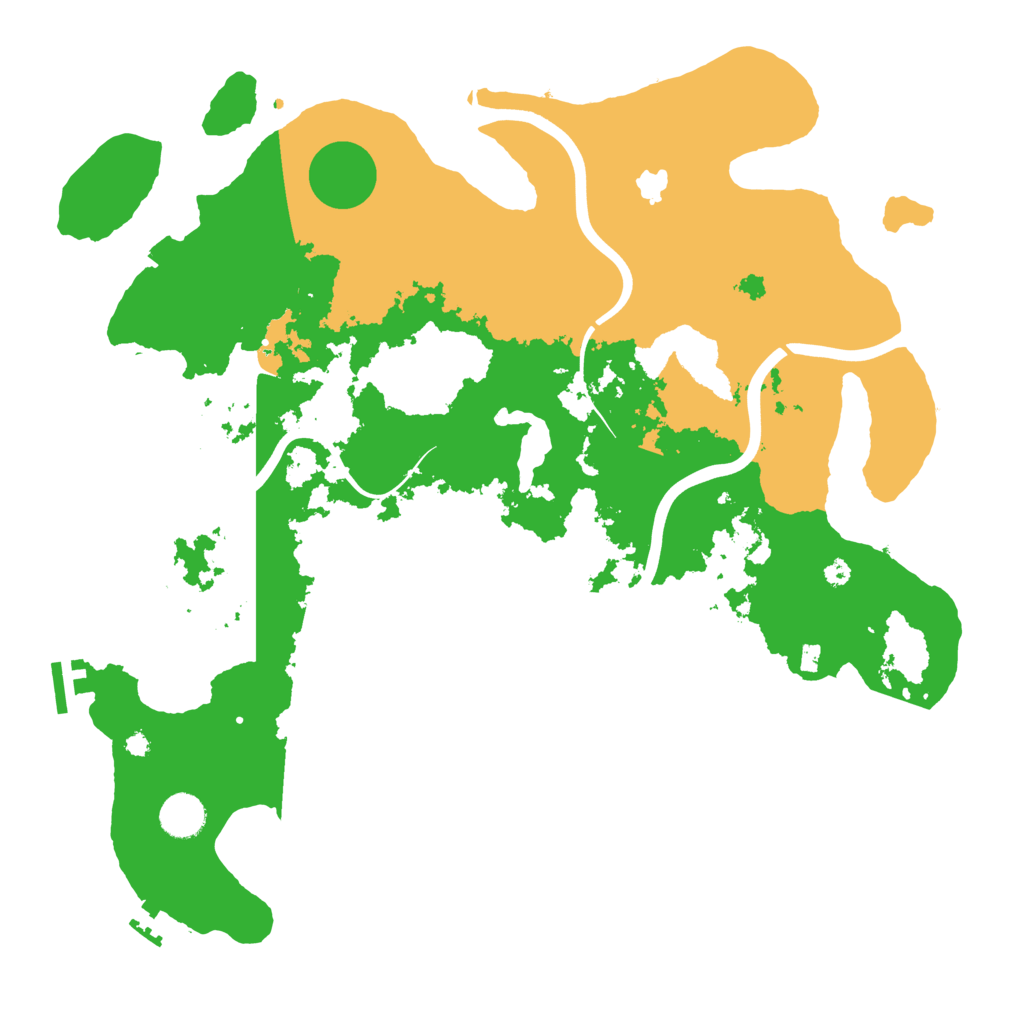 Biome Rust Map: Procedural Map, Size: 4000, Seed: 33613