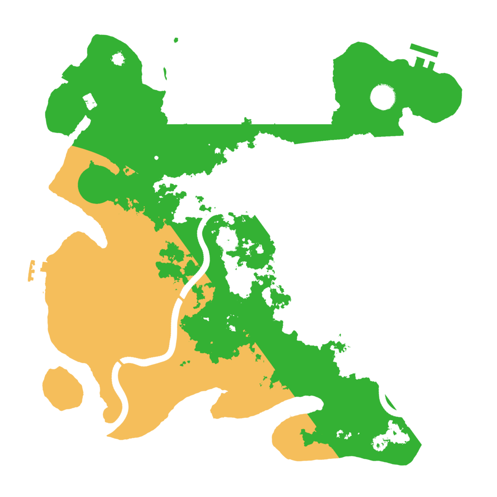 Biome Rust Map: Procedural Map, Size: 3500, Seed: 1471414728