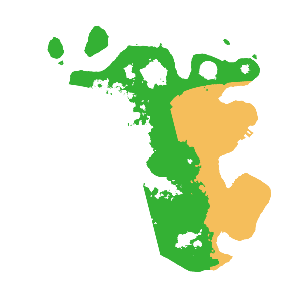 Biome Rust Map: Procedural Map, Size: 3000, Seed: 14295