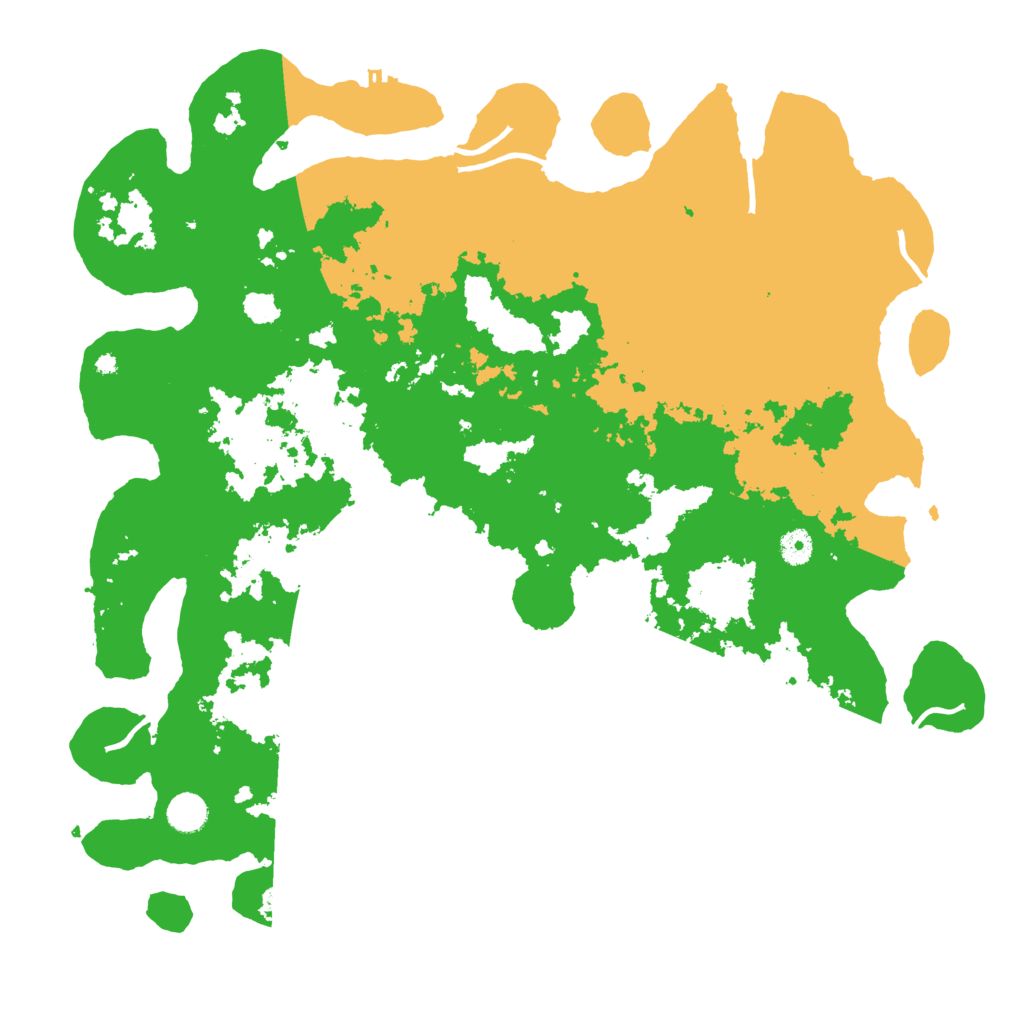 Biome Rust Map: Procedural Map, Size: 4500, Seed: 609609