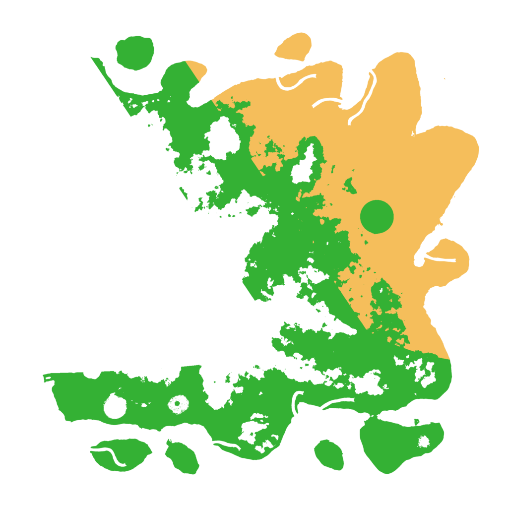 Biome Rust Map: Procedural Map, Size: 4000, Seed: 496105