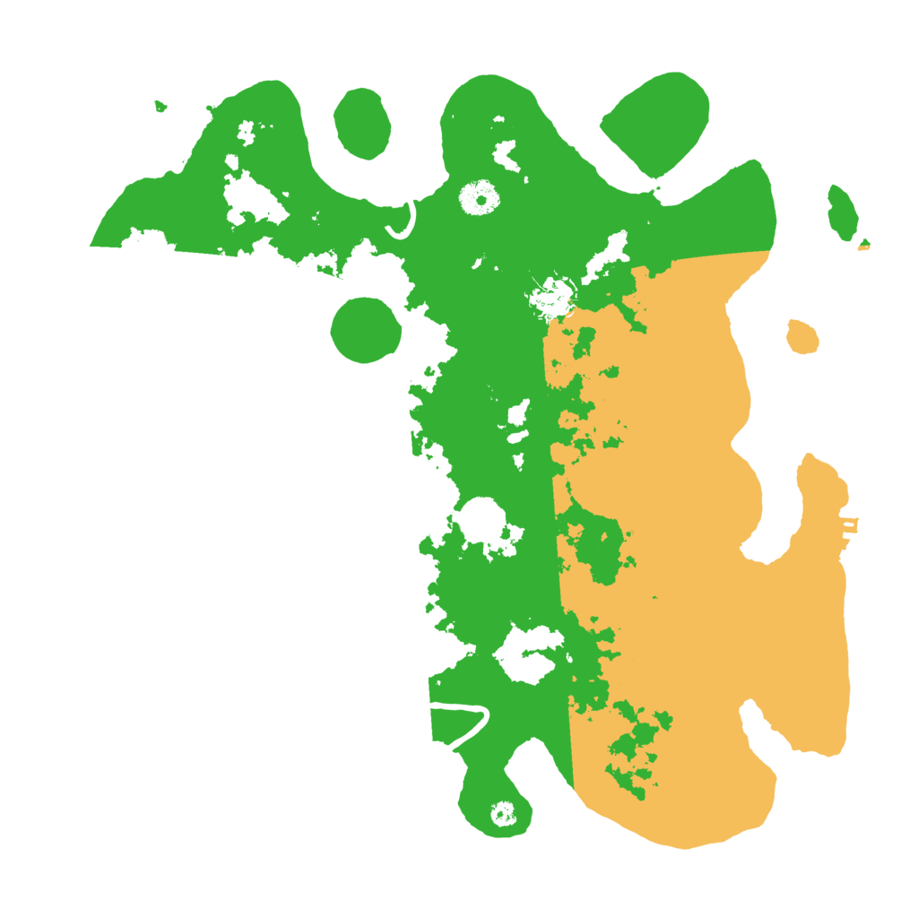 Biome Rust Map: Procedural Map, Size: 3700, Seed: 1984849714