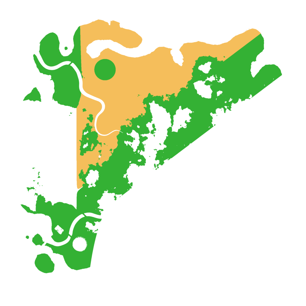Biome Rust Map: Procedural Map, Size: 3800, Seed: 54443214
