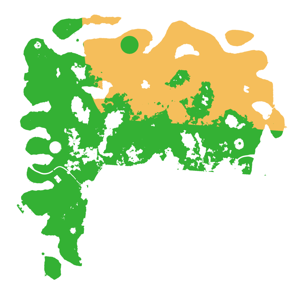 Biome Rust Map: Procedural Map, Size: 4500, Seed: 11875