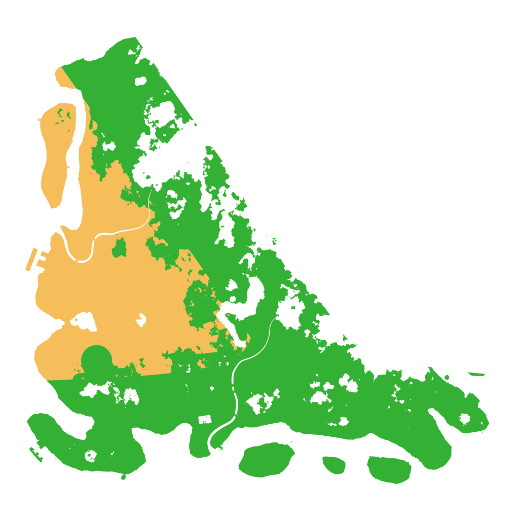 Biome Rust Map: Procedural Map, Size: 4444, Seed: 712357698