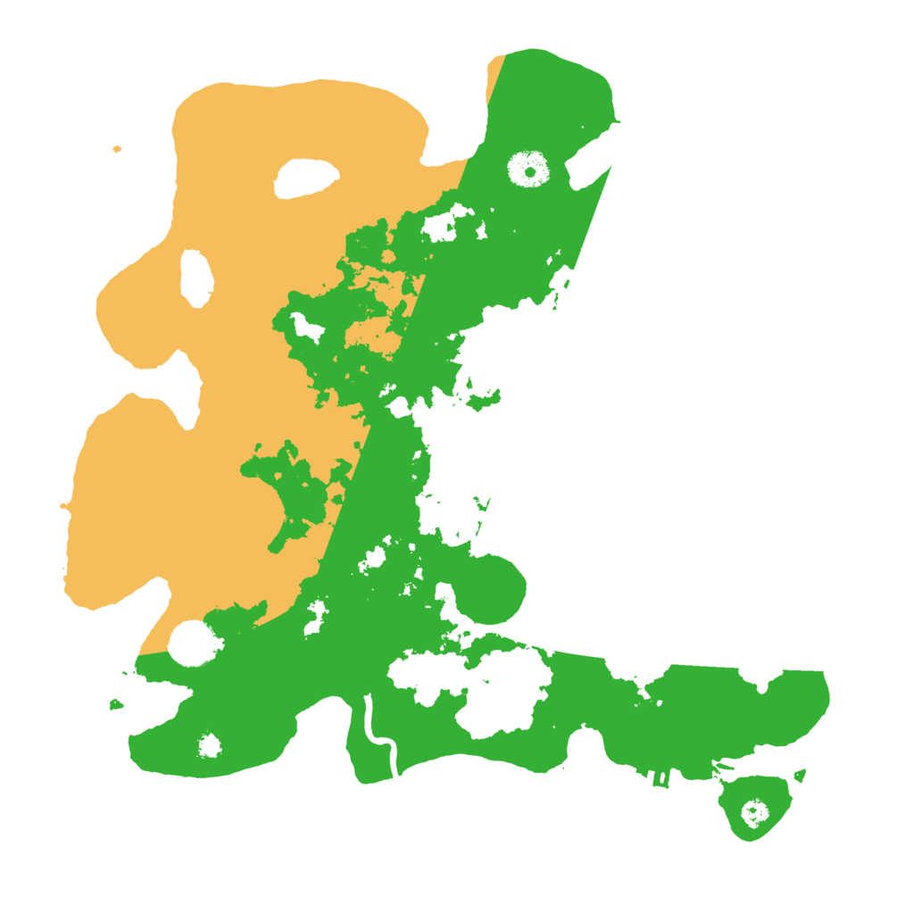Biome Rust Map: Procedural Map, Size: 3500, Seed: 765392