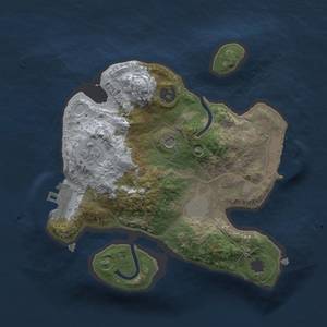 Thumbnail Rust Map: Procedural Map, Size: 2000, Seed: 759451236, 7 Monuments