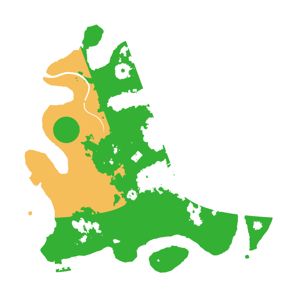 Biome Rust Map: Procedural Map, Size: 3000, Seed: 2128546435
