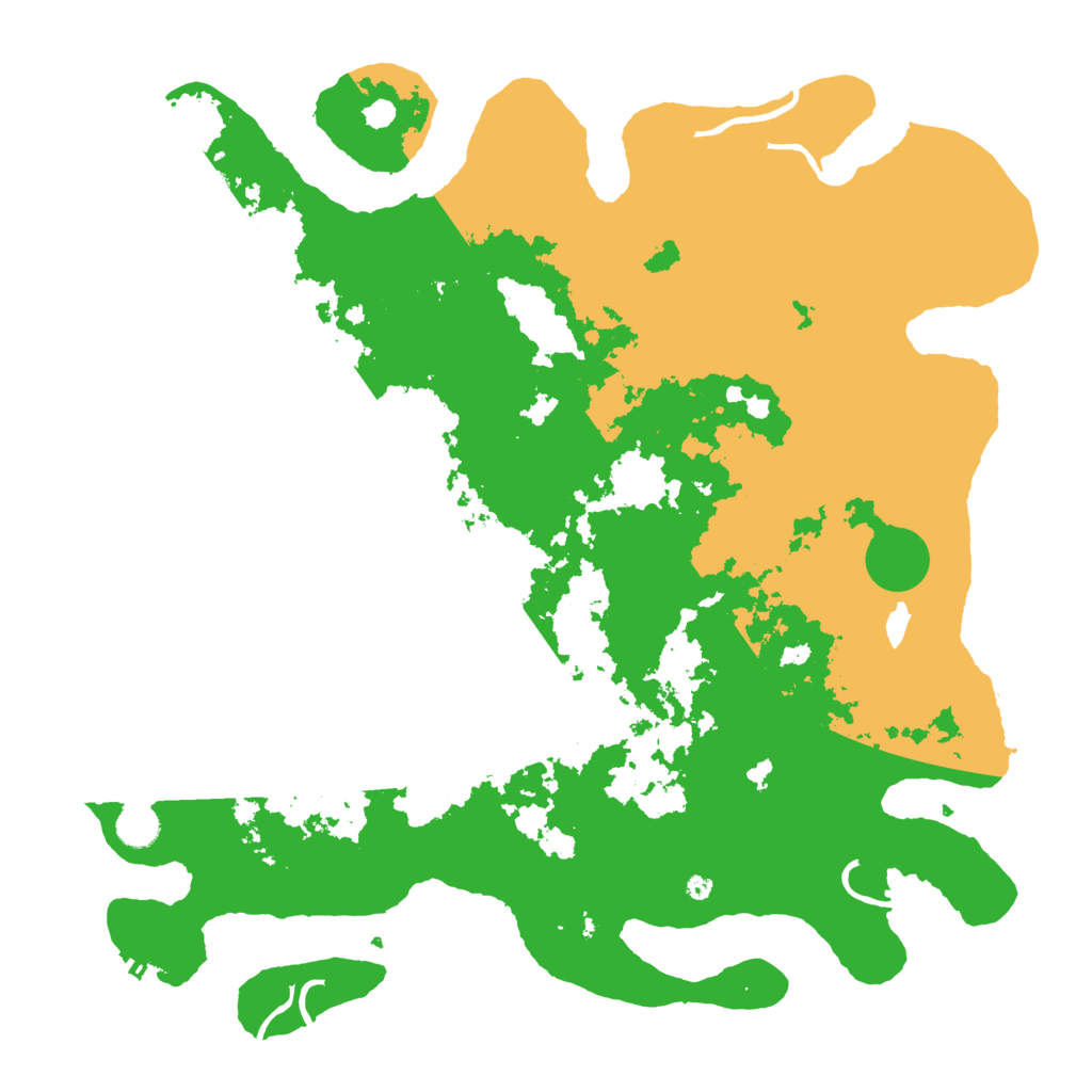 Biome Rust Map: Procedural Map, Size: 4500, Seed: 12544