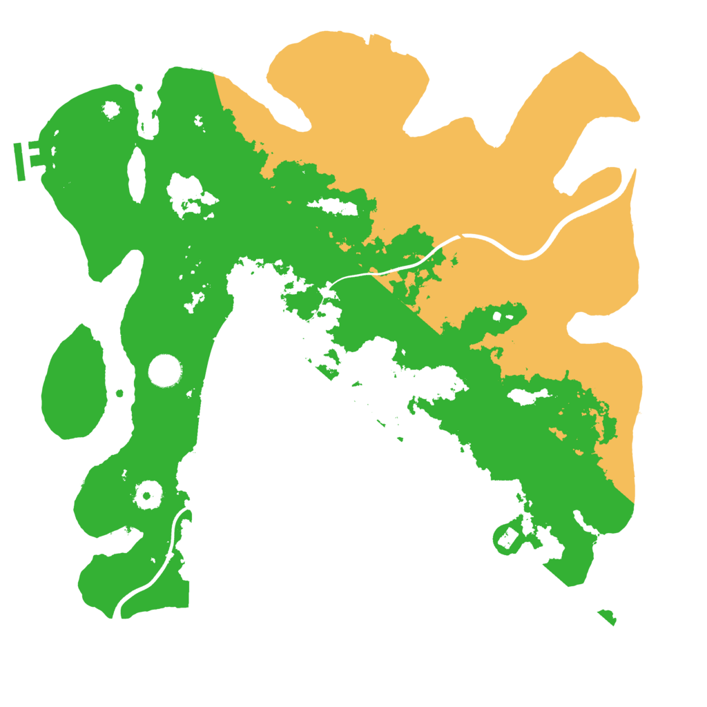 Biome Rust Map: Procedural Map, Size: 3750, Seed: 116695009