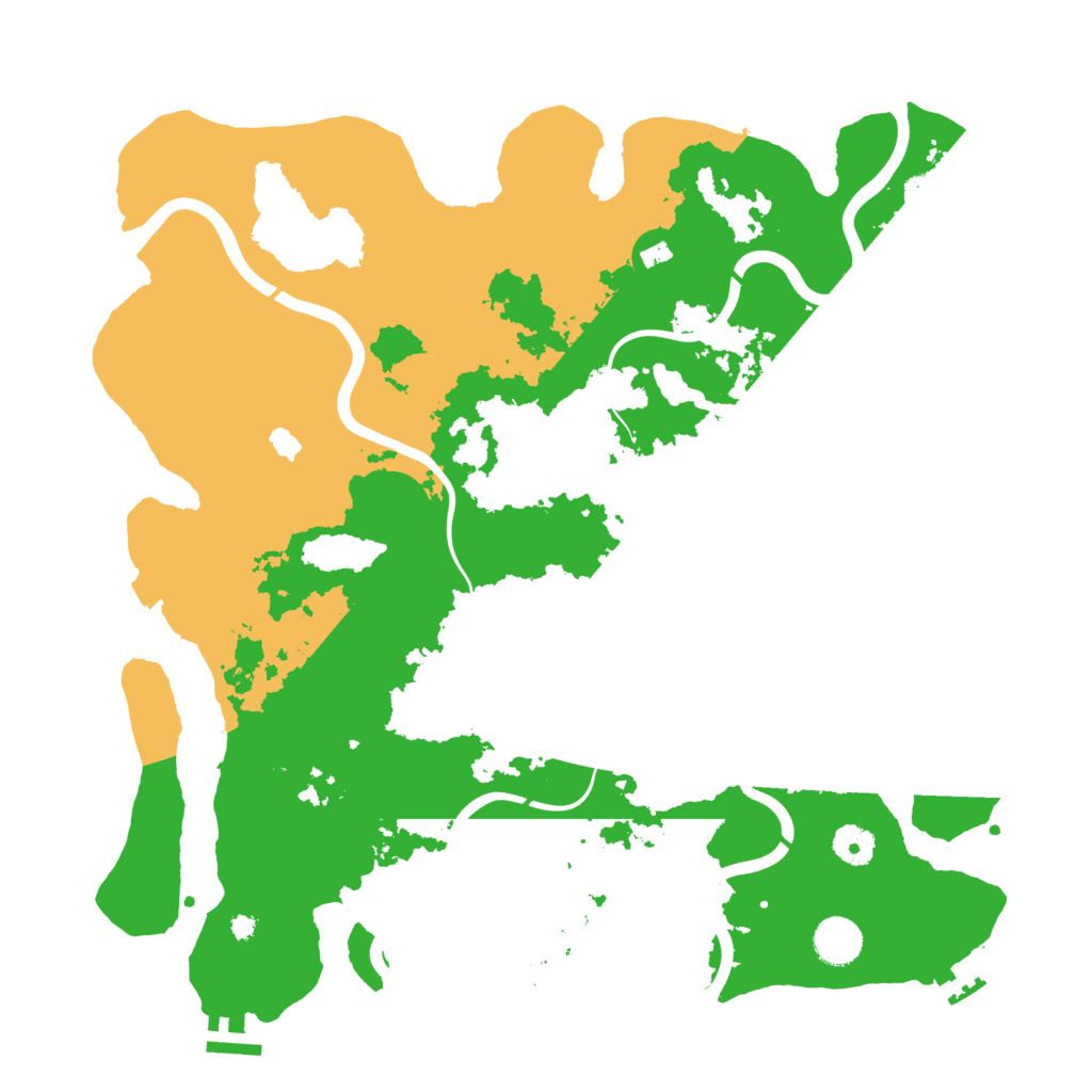 Biome Rust Map: Procedural Map, Size: 4000, Seed: 1133205272