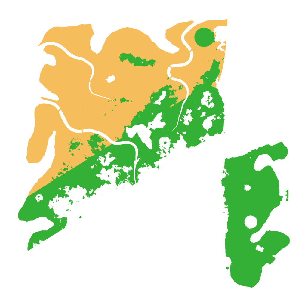 Biome Rust Map: Procedural Map, Size: 4250, Seed: 1613982035