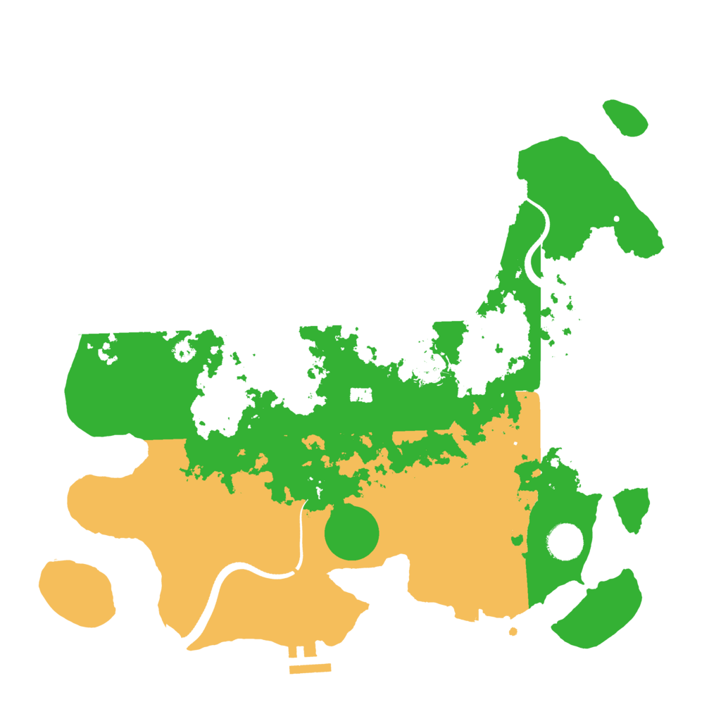 Biome Rust Map: Procedural Map, Size: 3500, Seed: 1849431670