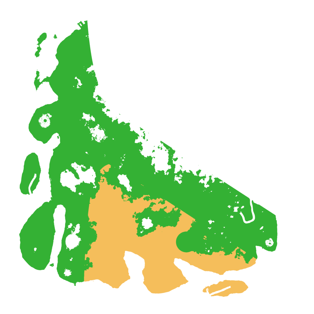 Biome Rust Map: Procedural Map, Size: 4000, Seed: 38123