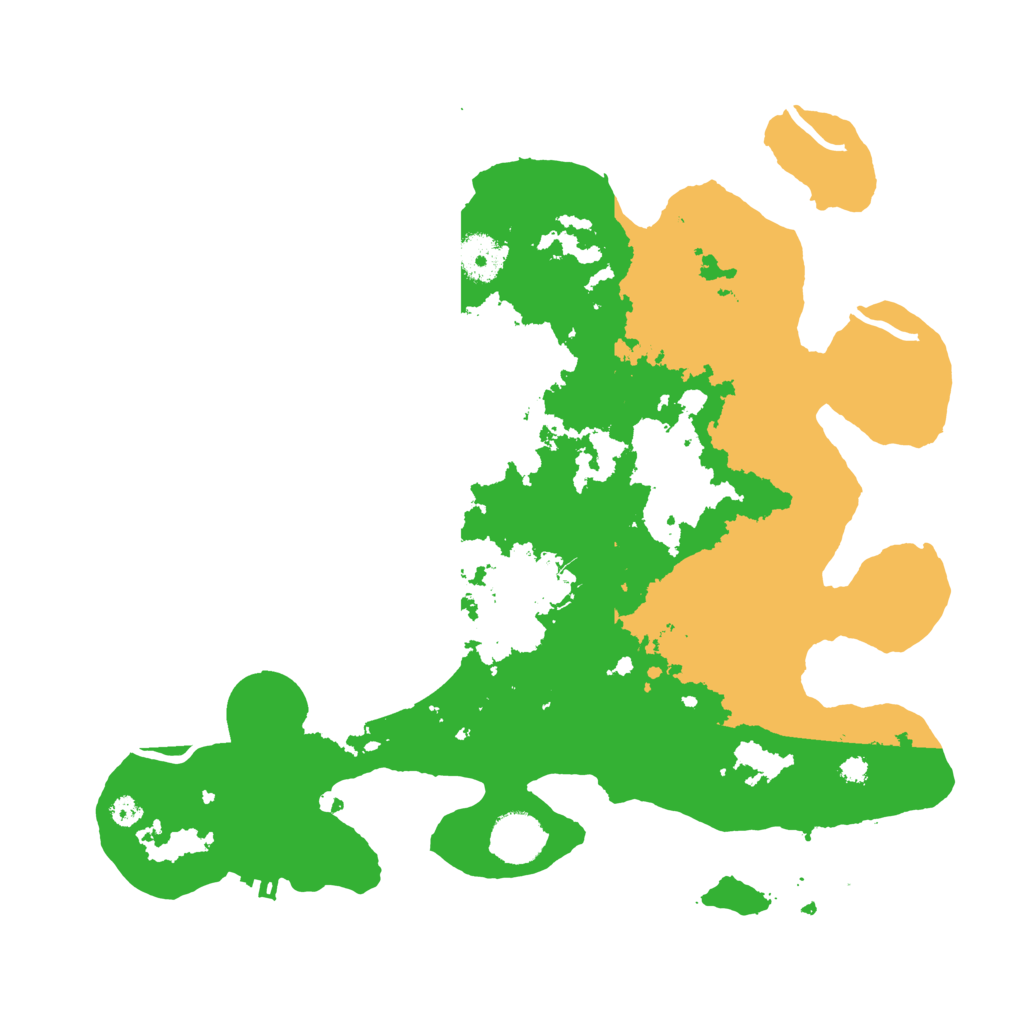 Biome Rust Map: Procedural Map, Size: 3500, Seed: 554590448