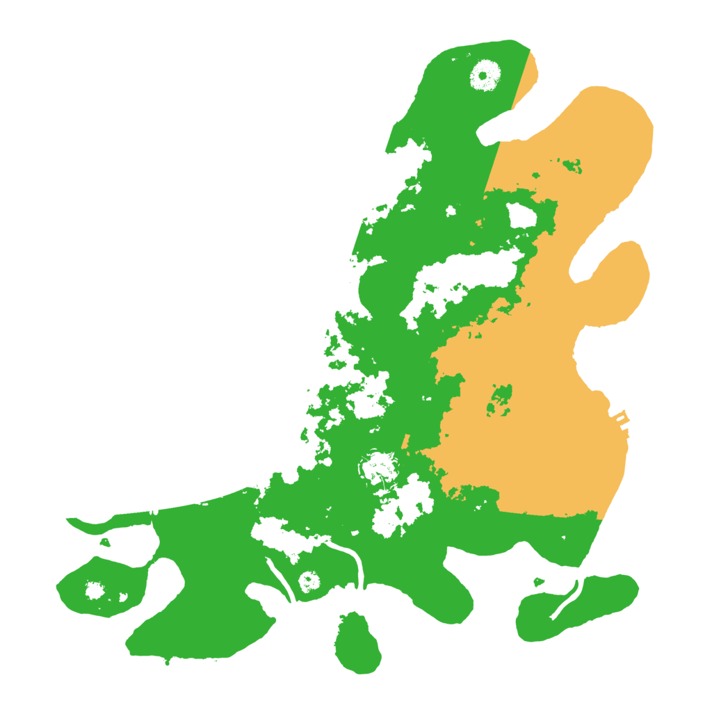Biome Rust Map: Procedural Map, Size: 3500, Seed: 1754455440