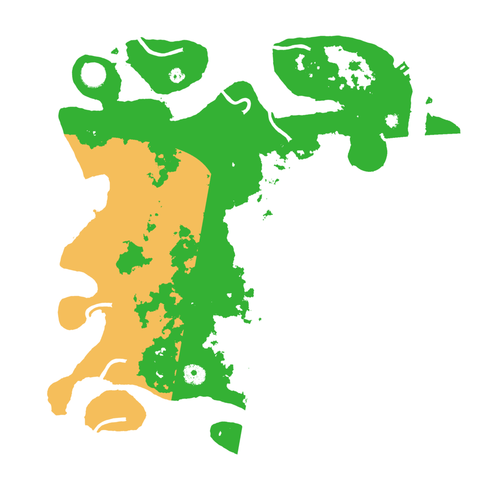 Biome Rust Map: Procedural Map, Size: 3500, Seed: 779600995