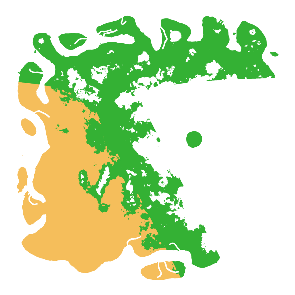 Biome Rust Map: Procedural Map, Size: 5000, Seed: 4878441
