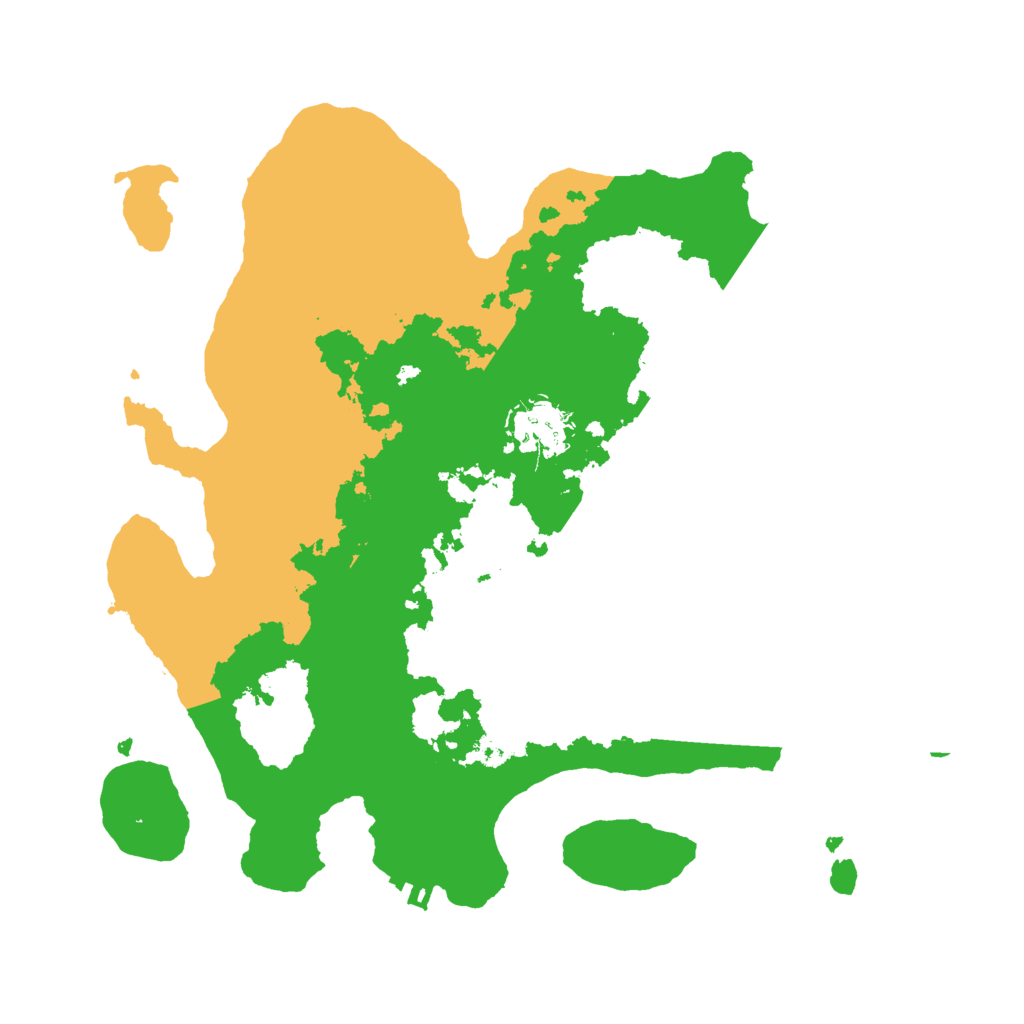 Biome Rust Map: Procedural Map, Size: 3000, Seed: 10525