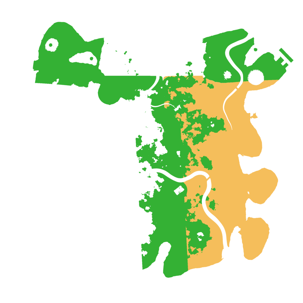 Biome Rust Map: Procedural Map, Size: 3500, Seed: 90044672