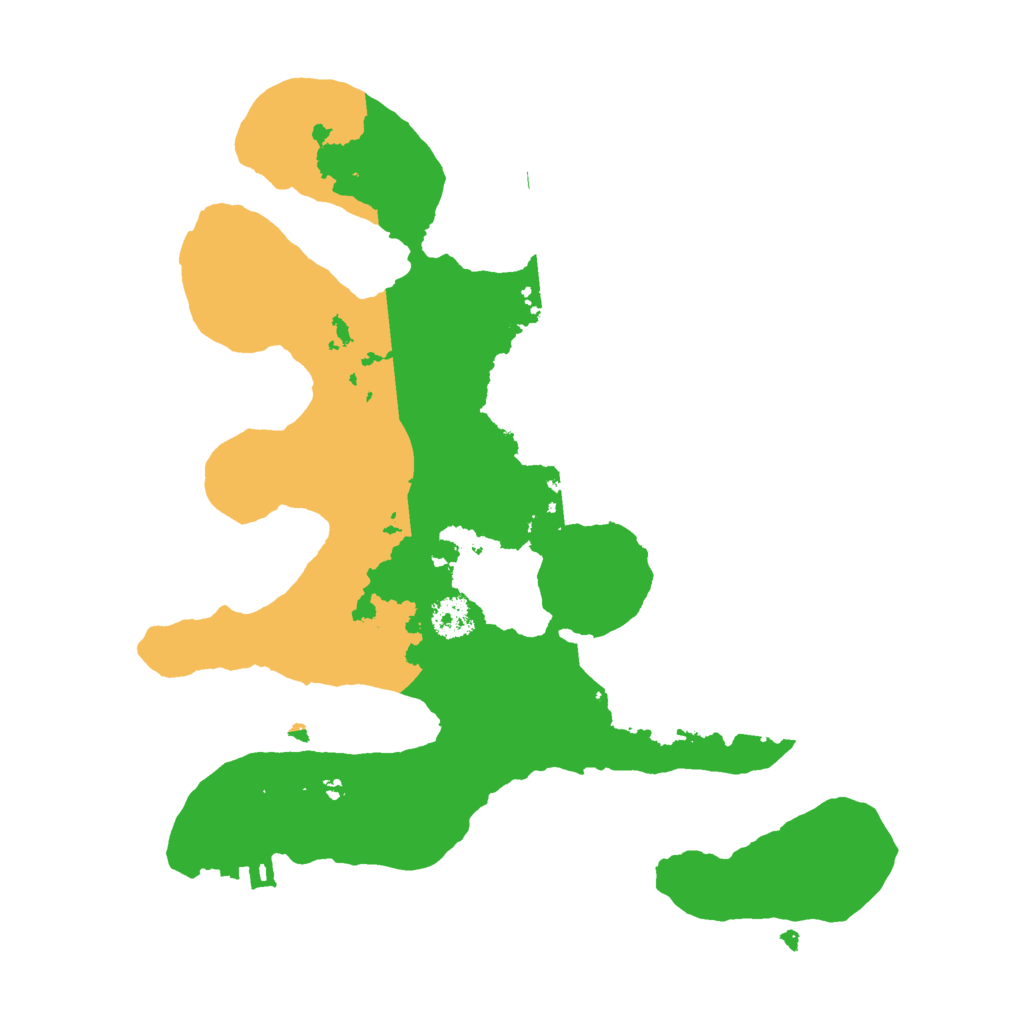 Biome Rust Map: Procedural Map, Size: 2500, Seed: 1320091316