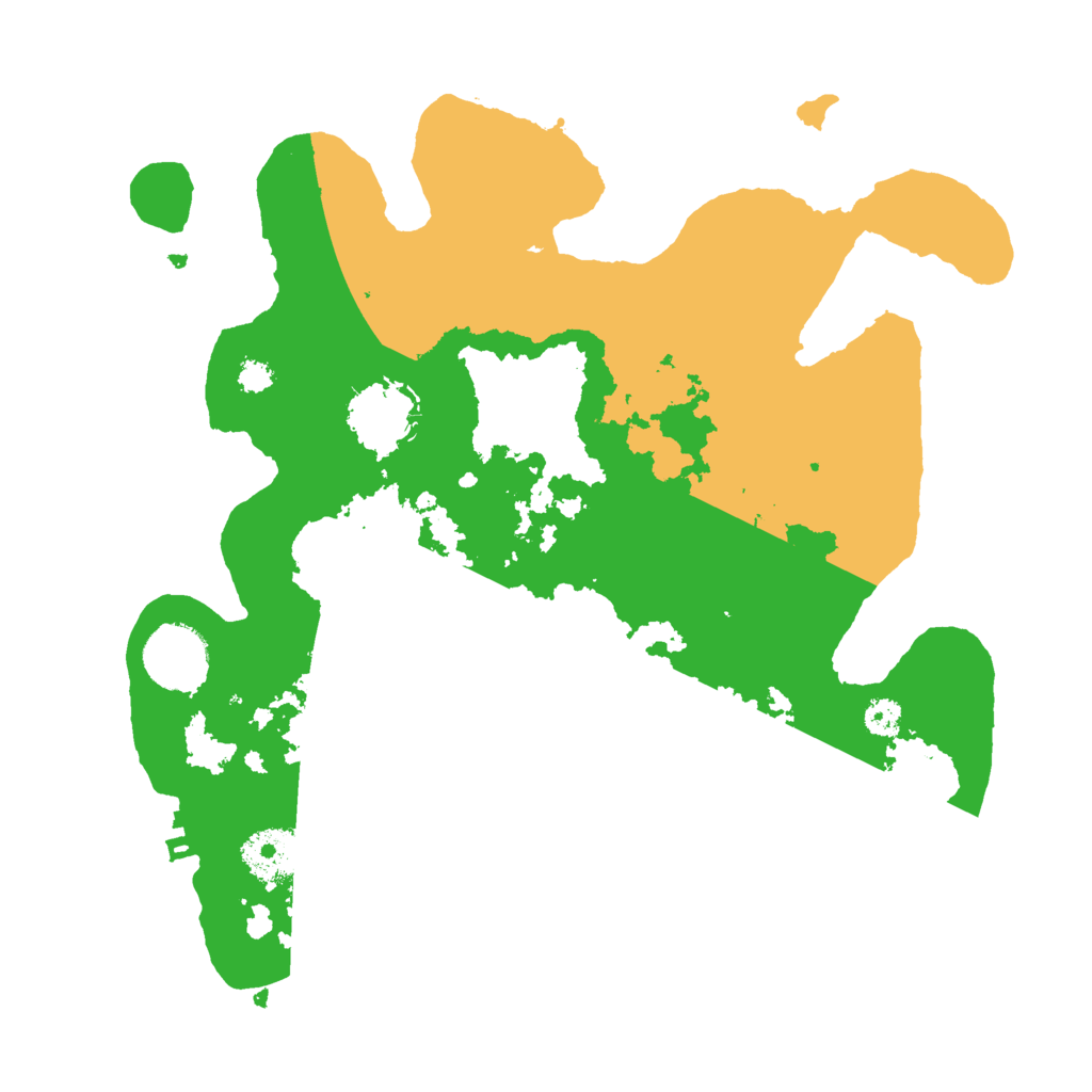 Biome Rust Map: Procedural Map, Size: 3000, Seed: 13494