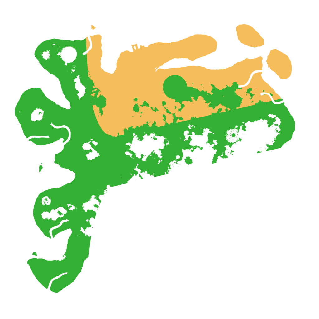 Biome Rust Map: Procedural Map, Size: 3500, Seed: 1614020664