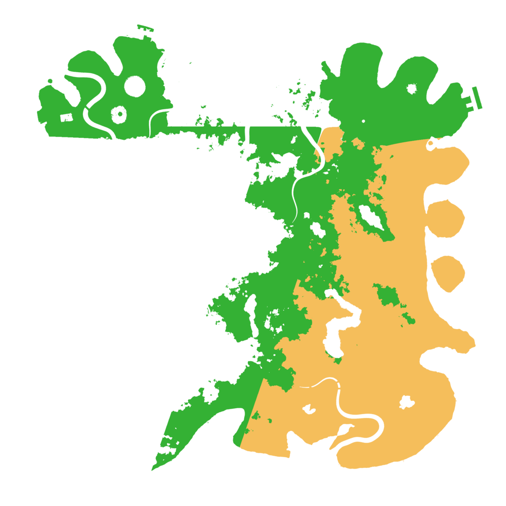 Biome Rust Map: Procedural Map, Size: 4500, Seed: 1483245890