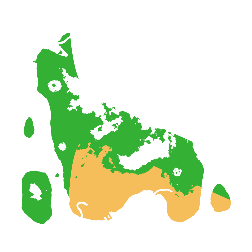 Biome Rust Map: Procedural Map, Size: 3000, Seed: 30959