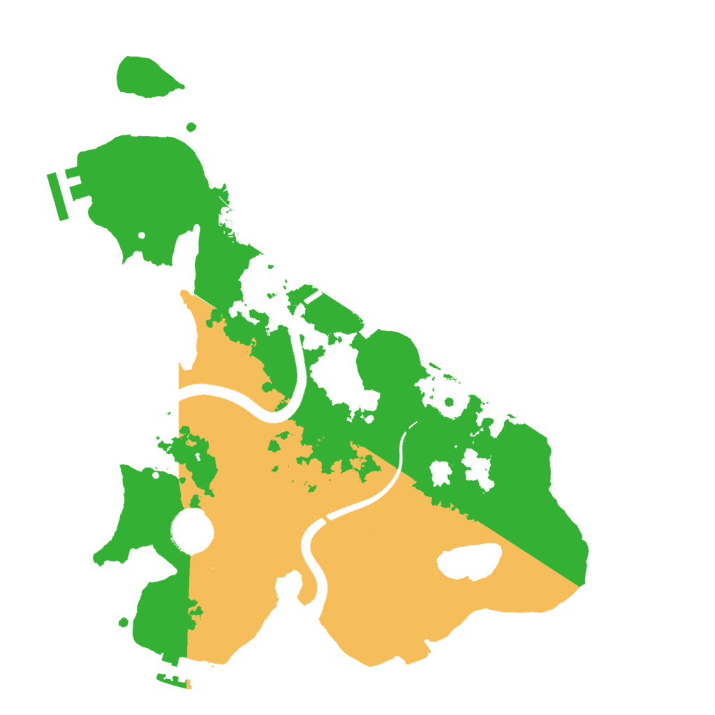 Biome Rust Map: Procedural Map, Size: 3000, Seed: 2134864253