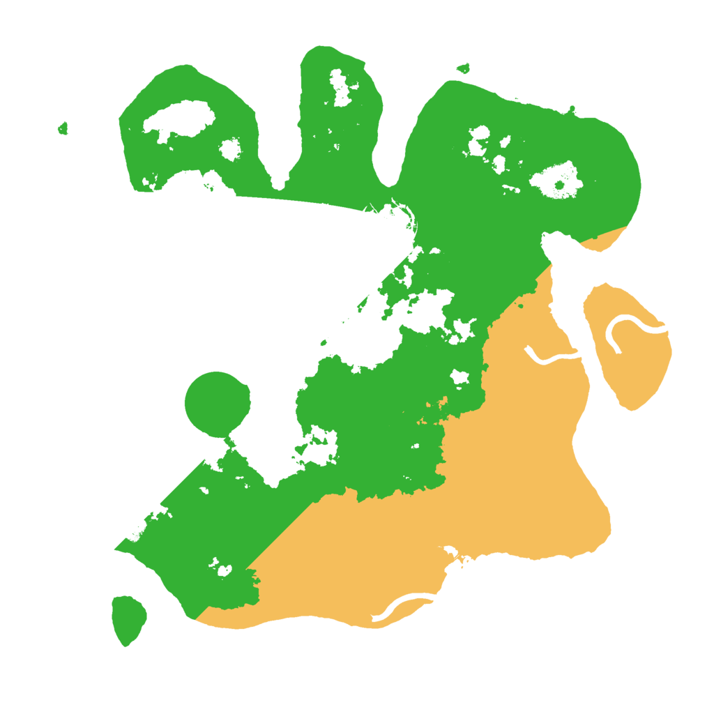 Biome Rust Map: Procedural Map, Size: 3000, Seed: 9346